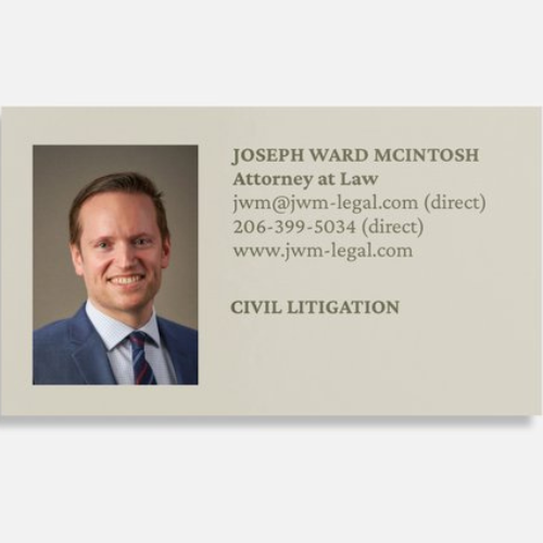 Joseph Ward  McIntosh, Attorney at Law