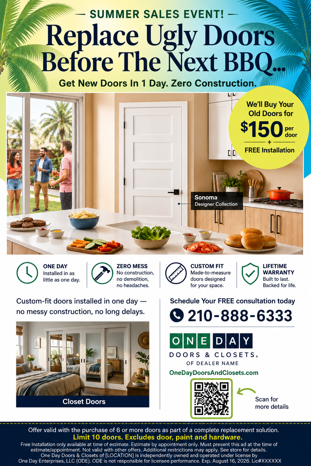 One Day Closet Doors
